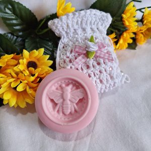 Crochet soap bag